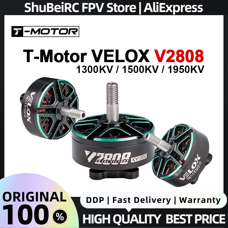 Walksnail Avatar Hd Goggles X - T-Motor VELOX V2808 Borstelloze motor 1300kv