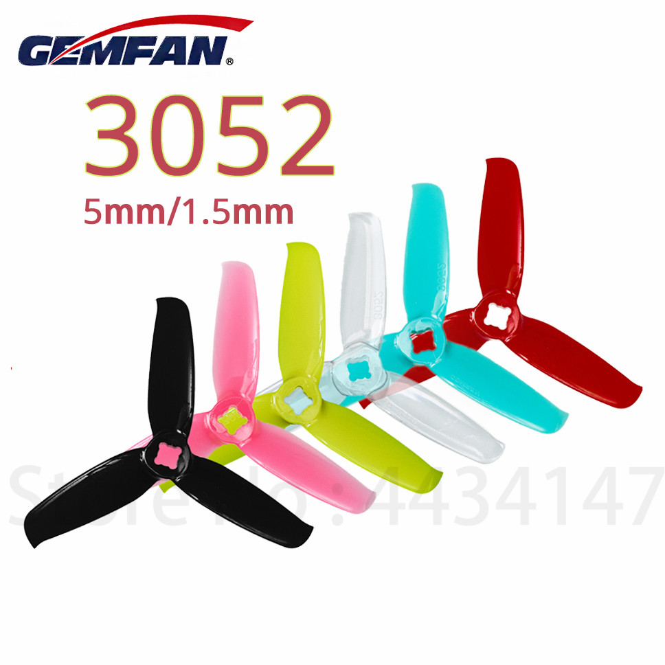 Walksnail Avatar Hd Goggles X - Gemfan Flash 3052 1.5mm/5mm 3 inch