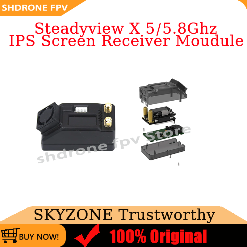 Skyzone Steadyview X Receiver Module - Nieuwe SKYZONE SteadyView X IPS Schermontvanger