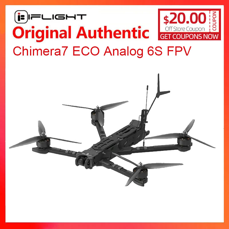 Iflight Chimera7 Eco Analoog 6 - Iflight Blitz 1.6W 5.8G Vtx recensie en prijs