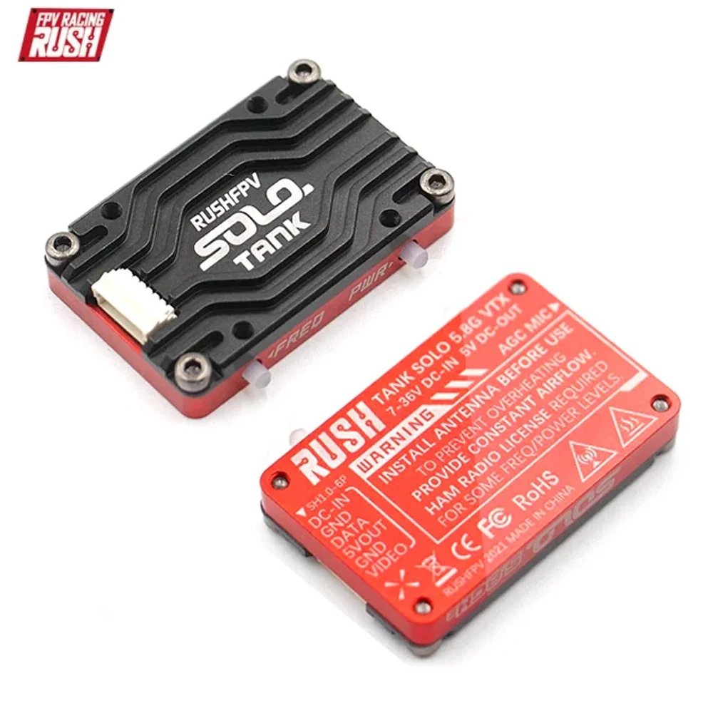 RushFPV Rush FPV Max Solo 2,5  - Rushfpv Rush Max Solo 5.8G 2.5W Vtx recensie en prijs