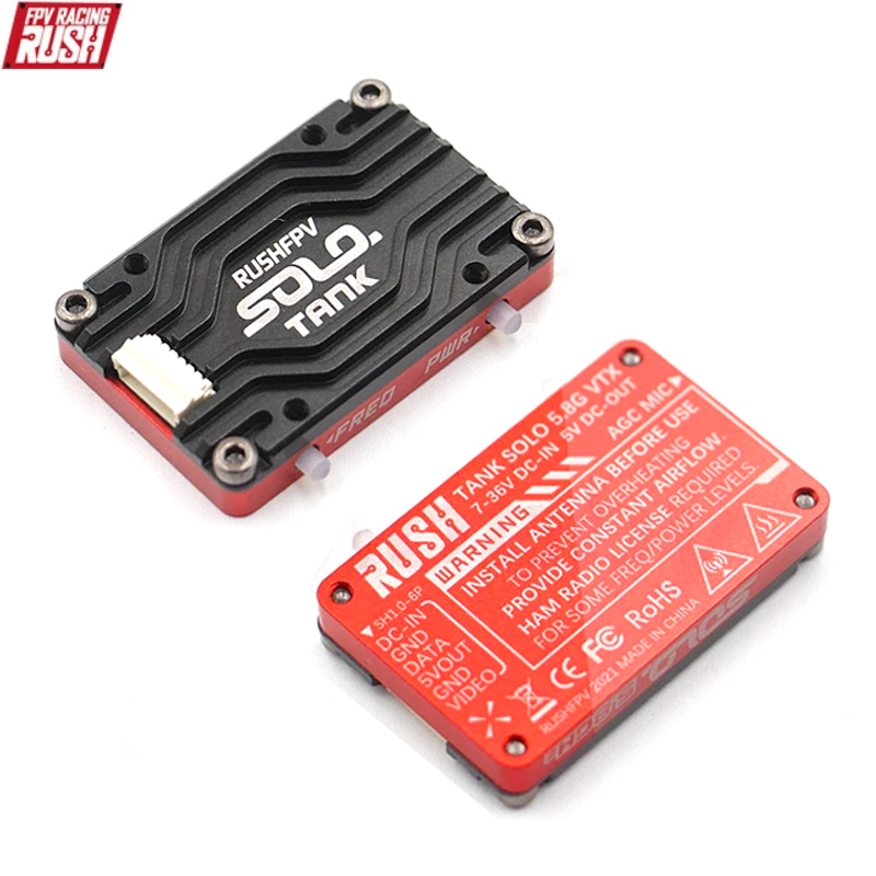 Rush Solo Tank 5.8G Vtx Video  - Foxeer Reaper Extreme 2.5W Vtx recensie en prijs